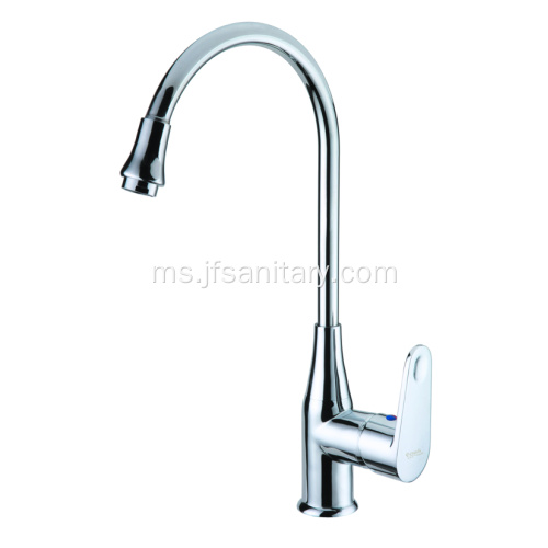 FAucet dapur tembaga yang direka dengan swivel